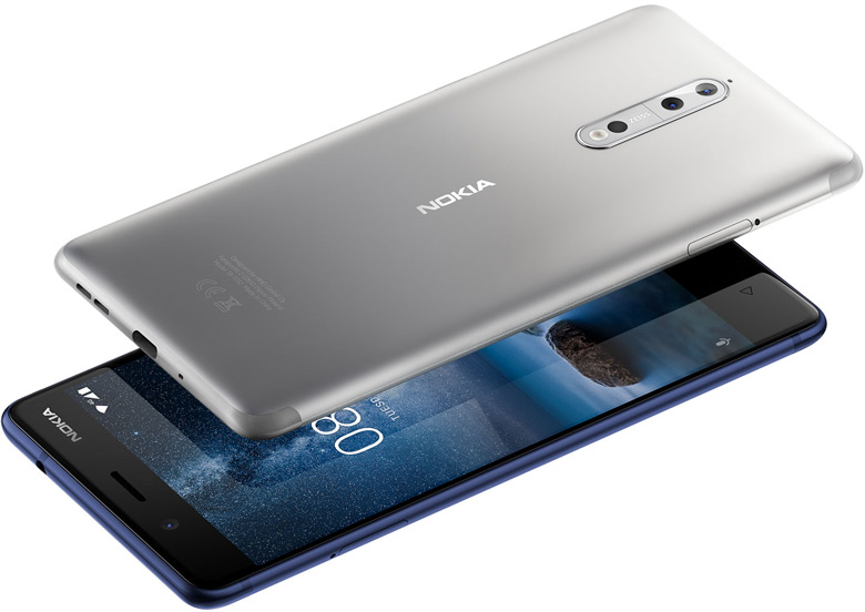 Оснащение Nokia 8 включает сдвоенную камеру с объективами Zeiss