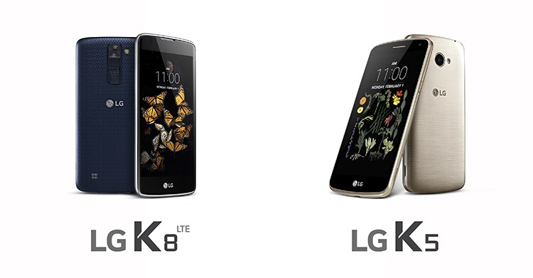 LG K8 LTE и K5