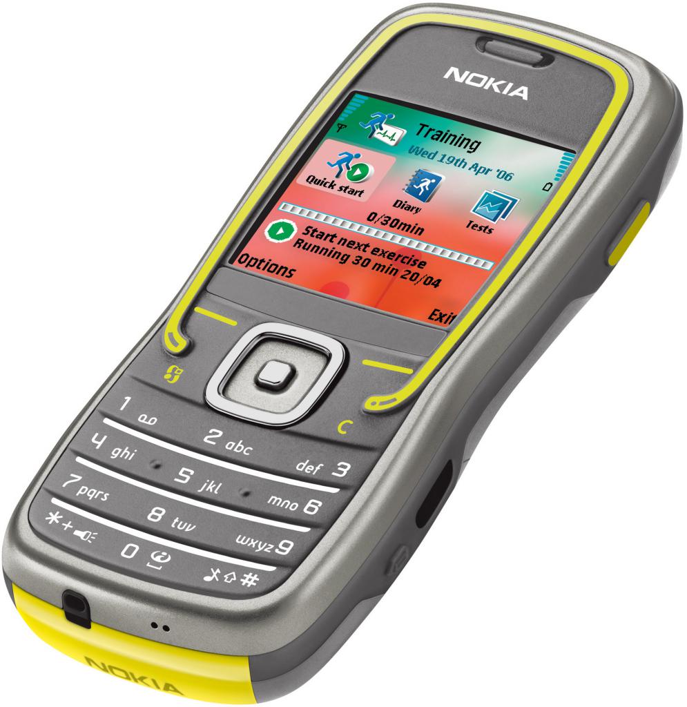 Nokia 5500 Первый телефон с акселерометром